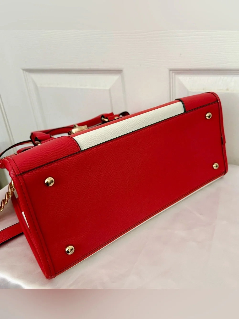 NWOT - Dasein Striped Structured Satchel